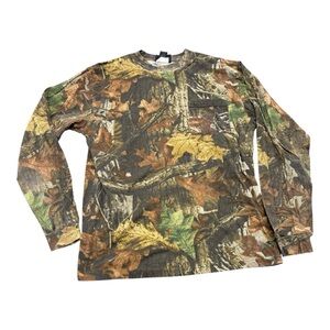 Vintage Fieldline Woodland Camo Long Sleeve Shirt